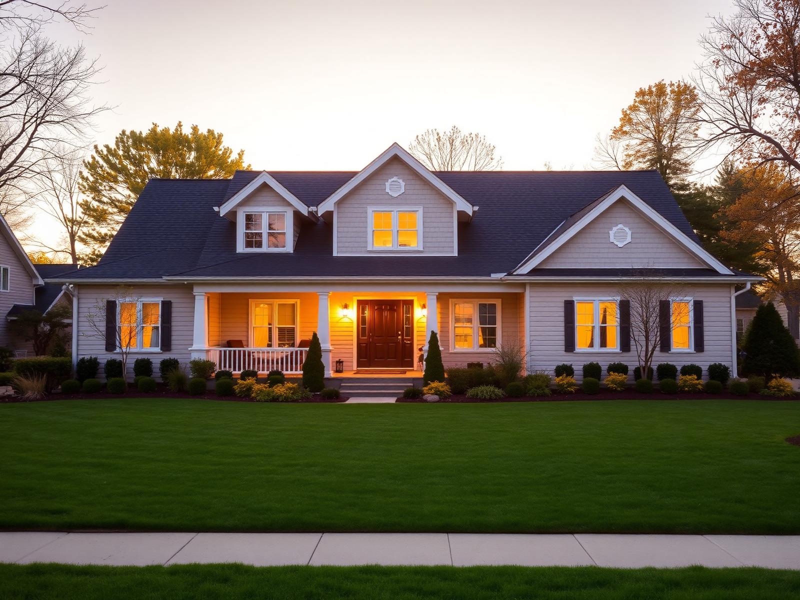 Ventura County home at golden hour